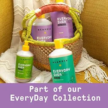 Alaffia EveryDay Shea Shampoo, Gently Cleansing Shampoo for Normal to Dry Hair, Made with Fair Trade Shea Butter, Cruelty Free, Vegan, No Parabens, Vanilla Mint 32 Fl Oz