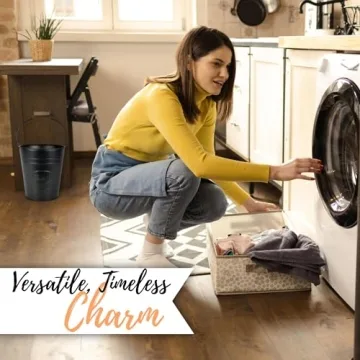 Autumn Alley Farmhouse Bathroom Trash Can for Stylish Decor