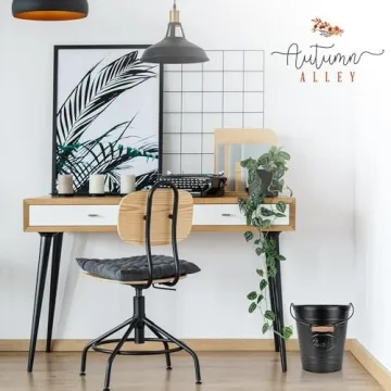 Autumn Alley Farmhouse Bathroom Trash Can for Stylish Decor