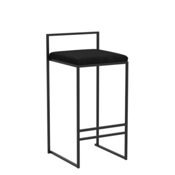 Stylish Velvet Bar Stools Set of 4 for Modern Dining