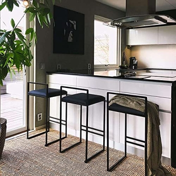 Stylish Velvet Bar Stools Set of 4 for Modern Dining