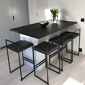 Stylish Velvet Bar Stools Set of 4 for Modern Dining