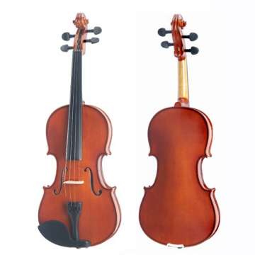 Mendini by Cecilio 16-Inch MA250 Viola with Bow, Case & Rosin Set