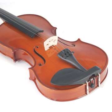 Mendini 16-Inch Solid Wood Viola Set with Case