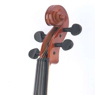 Mendini 16-Inch Solid Wood Viola Set with Case