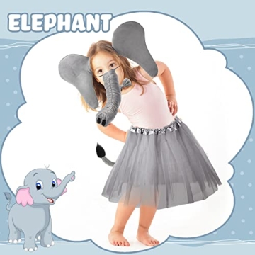 Haysandy Kids Elephant Costume Tutu Set for Parties