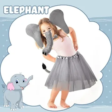 Haysandy Kids Elephant Costume Tutu Set for Parties