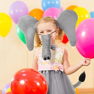 Haysandy Kids Elephant Costume Tutu Set for Parties