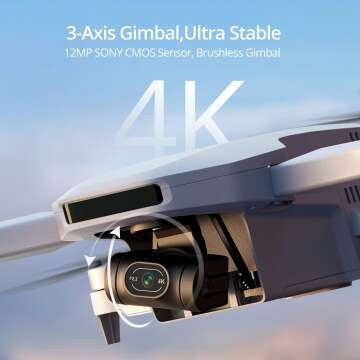 Potensic 4K GPS Drone – Lightweight & Powerful Features