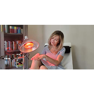 RubyLux Infrared Therapy Bulb - 250W for Skin and Pain Relief