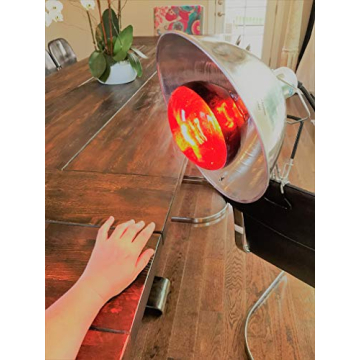 RubyLux Infrared Therapy Bulb - 250W for Skin and Pain Relief