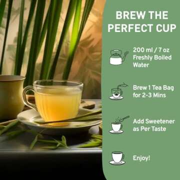 HANDPICK Lemongrass Tea Bags - Organic & Eco-Friendly