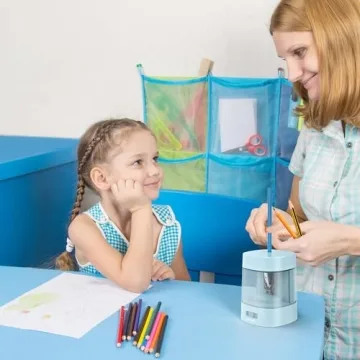 Deli Electric Pencil Sharpener - Versatile and Compact Tool