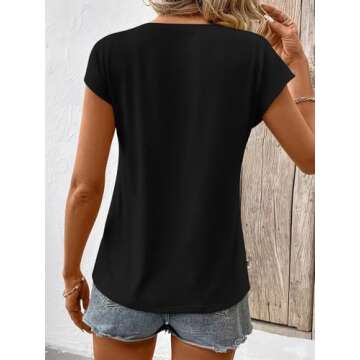 Bliwov Women’s Cap Sleeve Tank Tops - Stylish & Comfortable