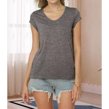 Bliwov Women’s Cap Sleeve Tank Tops - Stylish & Comfortable