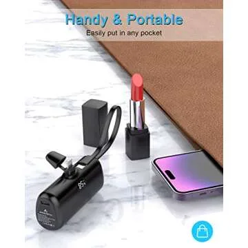 Aimenzunto Portable Charger 5000mAh, Compact Power Bank