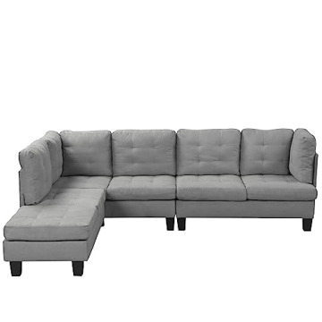 Casa Andrea Milano Modern 3 Piece Sectional Sofa Couch