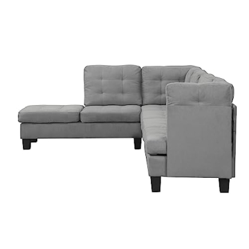 Casa Andrea Milano Modern 3 Piece Sectional Sofa Couch