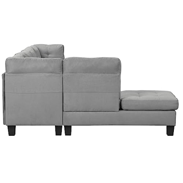 Casa Andrea Milano Modern 3 Piece Sectional Sofa Couch