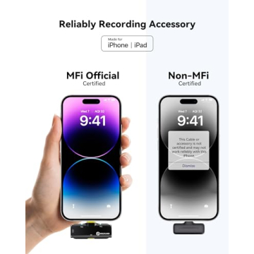 Hollyland Lark C1 Wireless Lavalier Mic for iPhone