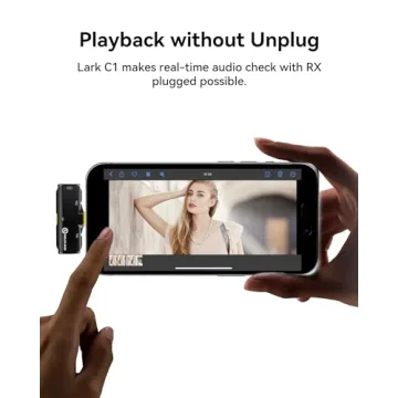 Hollyland Lark C1 Wireless Lavalier Mic for iPhone