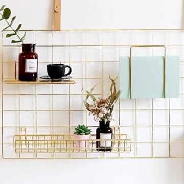 Stylish FRIADE Gold Grid Hooks - Perfect for Organizing