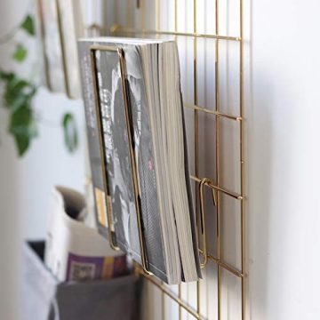 Stylish FRIADE Gold Grid Hooks - Perfect for Organizing