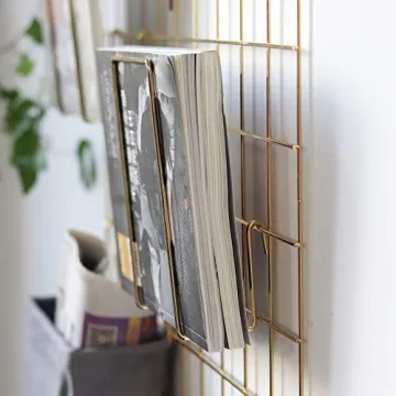 Stylish FRIADE Gold Grid Hooks - Perfect for Organizing