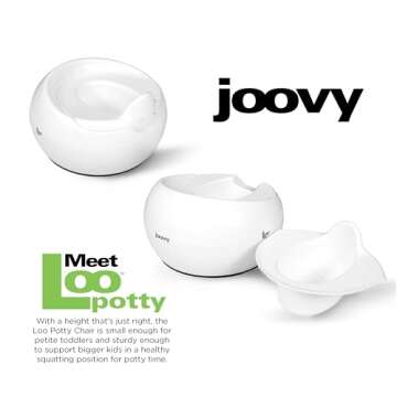 Joovy Loo Potty Training Toilet with Splash Guard & Removable Bowl