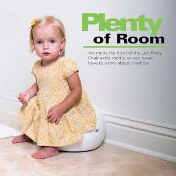 Joovy Loo Potty Training Toilet with Splash Guard & Removable Bowl
