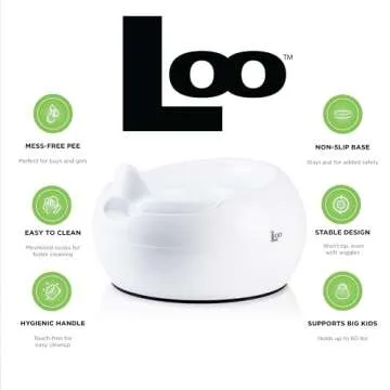 Joovy Loo Potty Training Toilet with Splash Guard & Removable Bowl