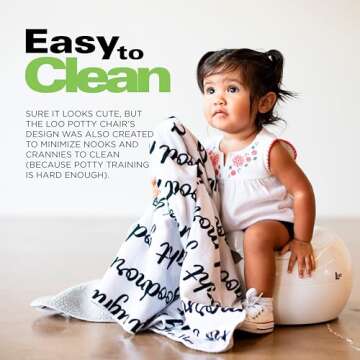 Joovy Loo Potty Training Toilet with Splash Guard & Removable Bowl