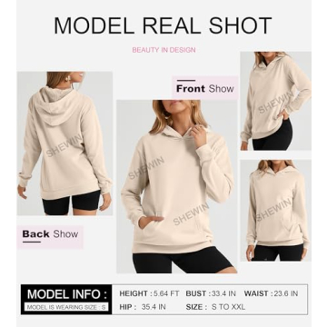 SHEWIN Women’s Cozy Oversized Sweatshirt for Style