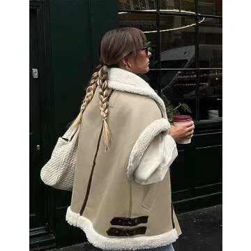 Stylish APAFES Women's Winter Fur Suede Vest