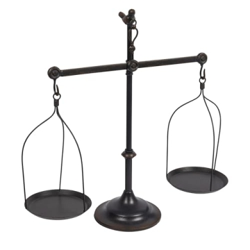 Creative Co-Op Antique Iron Balance Scale with Bird