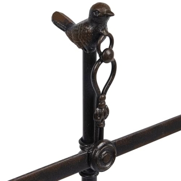 Creative Co-Op Antique Iron Balance Scale with Bird