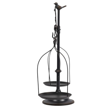 Creative Co-Op Antique Iron Balance Scale with Bird