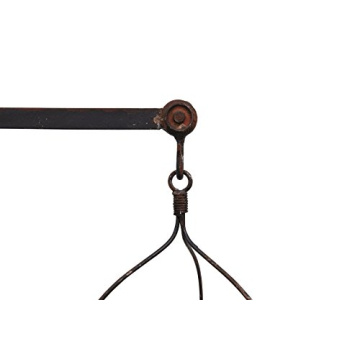 Creative Co-Op Antique Iron Balance Scale with Bird