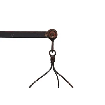 Creative Co-Op Antique Iron Balance Scale with Bird
