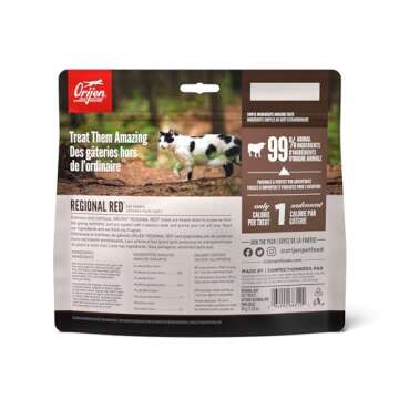 ORIJEN Regional RED Freeze Dried Cat Treats, Grain Free, WholePrey Ingredients, 1.25oz