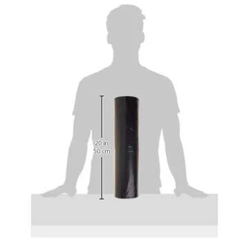 TRM Manufacturing 351025B Weatherall Visqueen Plastic Sheeting, Drop Cloth 10' Wide x 25' Length x 3.5 mil Thickness, Black