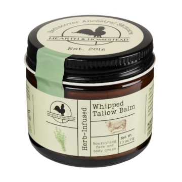 Organic Whipped Tallow Balm for Eczema & Rosacea