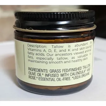 Organic Whipped Tallow Balm for Eczema & Rosacea