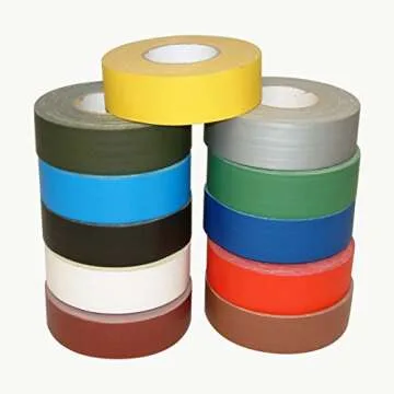 JVCC Low-Gloss Gaffer Duct Tape 1in x 60yds Red