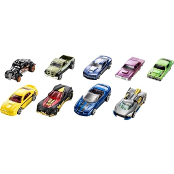 Hot Wheels 9-Car Pack: Perfect Gift for Kids & Collectors