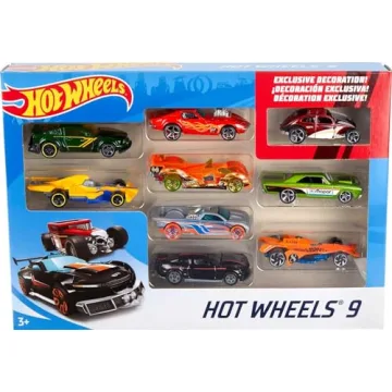 Hot Wheels 9-Car Pack: Perfect Gift for Kids & Collectors