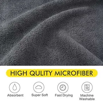 KinHwa Super Absorbent Microfiber Dog Towel for All Pets