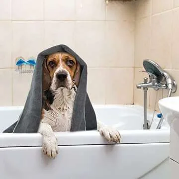 KinHwa Super Absorbent Microfiber Dog Towel for All Pets