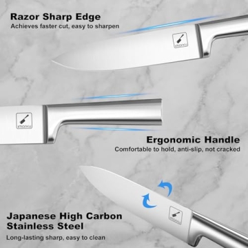 Premium 20PCS imarku Kitchen Knife Set with Block