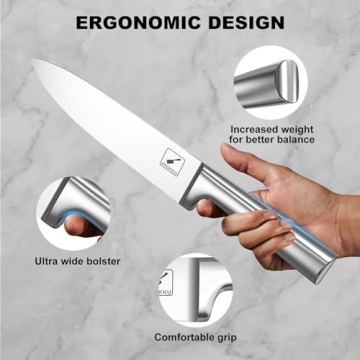 Premium 20PCS imarku Kitchen Knife Set with Block